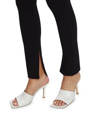Anine Bing Black Split-Hem Pants